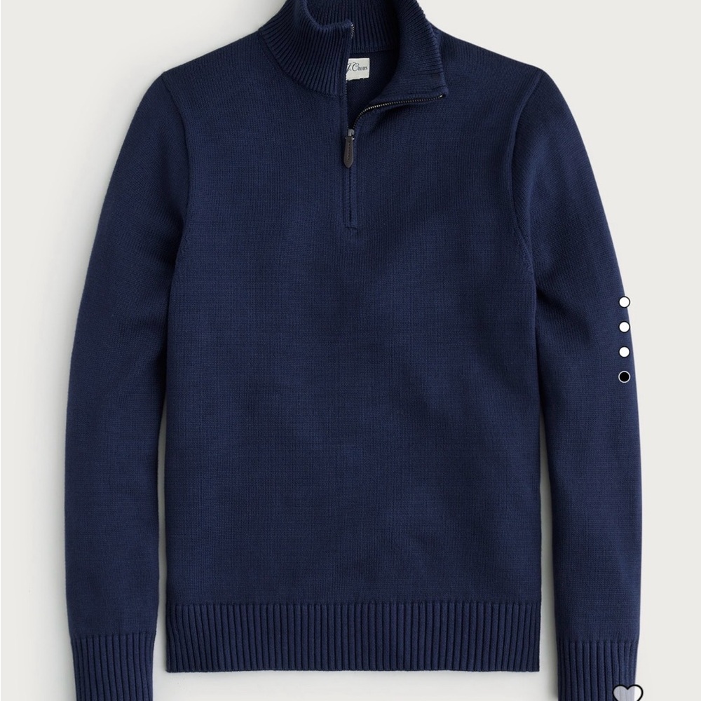 J. Crew Men's Quarter Zip Sweater